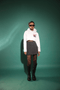 Cyborg Ninja Cropped Hoodie