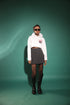 Cyborg Ninja Cropped Hoodie