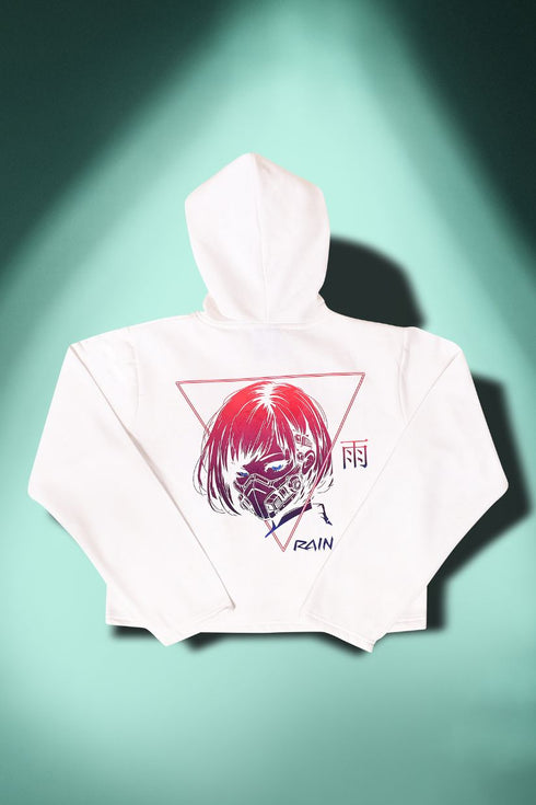Cyborg Ninja Cropped Hoodie